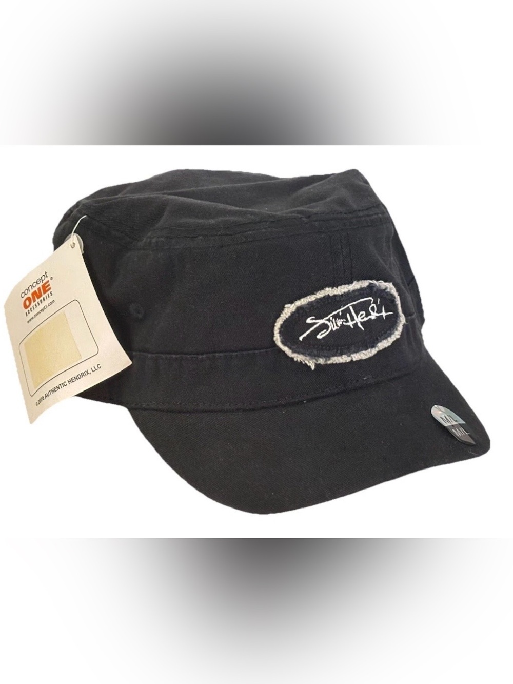 Vintage Concept One Jimi Hendrix black Purple Haze Cadet Hat Cap M/L NWT
